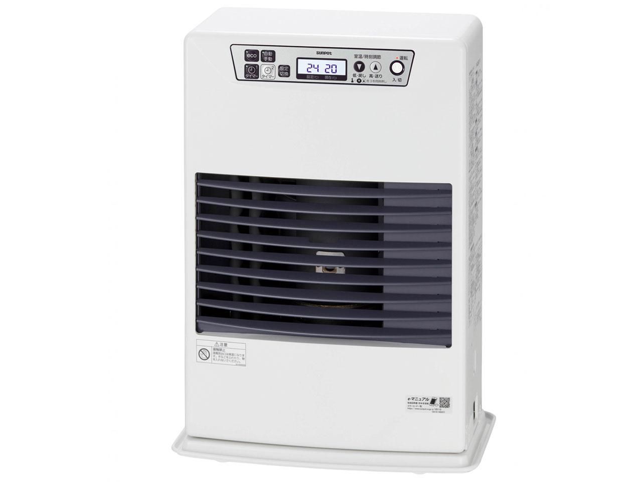 FF式温風石油ストーブ ホワイト