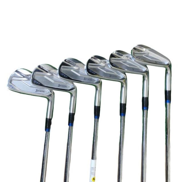 中古】 ダンロップ SRIXON ZX7 限定(ブルー) 6S アイアンセット IR NS