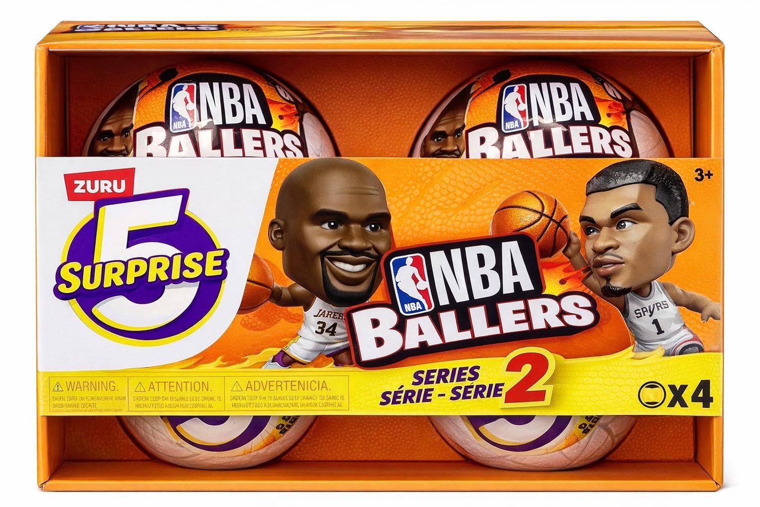 ZURU　5サプライズ　NBA 　ballers　シリーズ　フィギュア　4つ ZURU 5サプライズ NBA ballers シリーズ フィギュア 4つ Amazon.co.jp