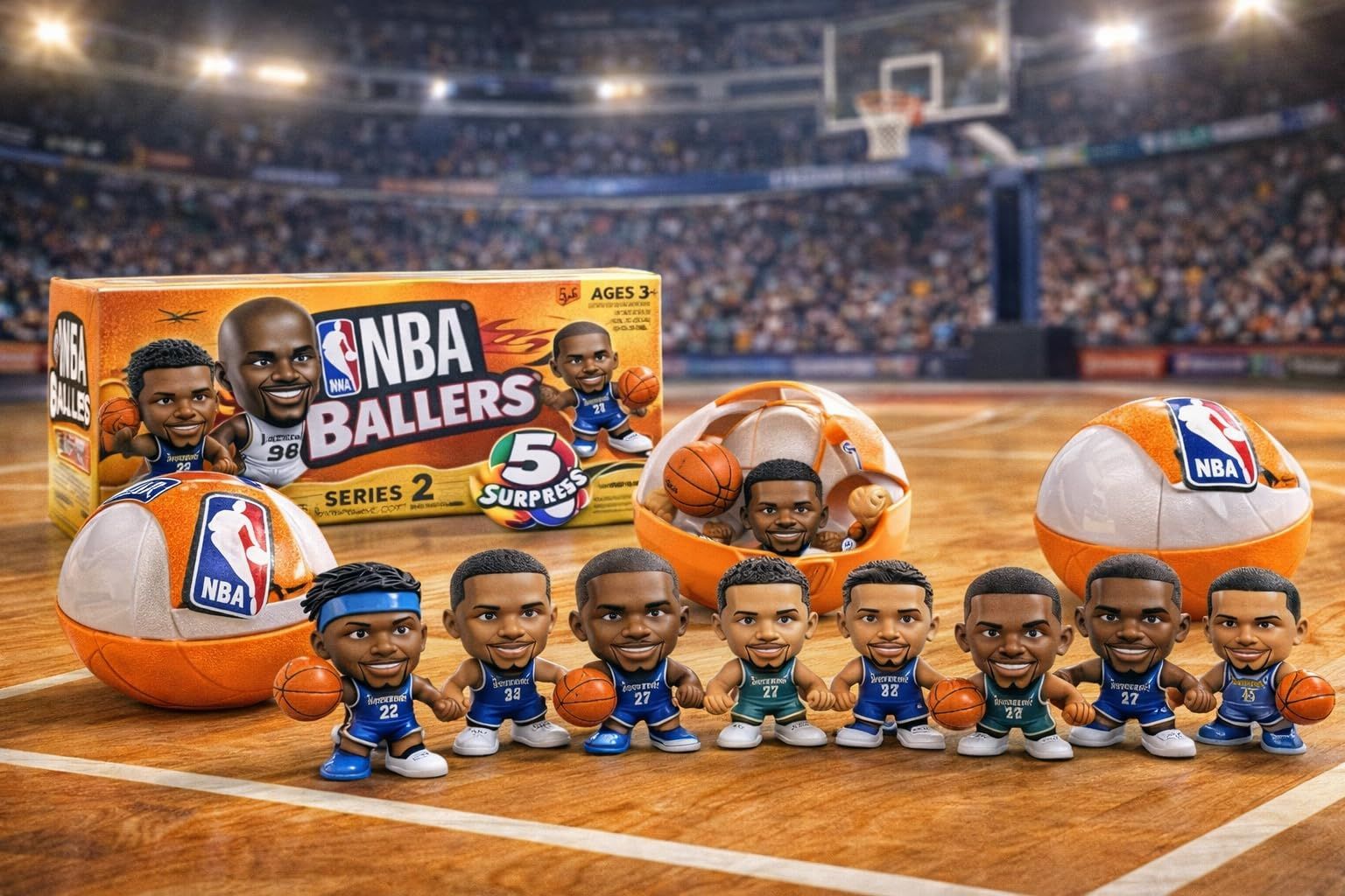 ZURU 5 サプライズ NBA Ballers シリーズ 2 公式 NBAコレクタブル
