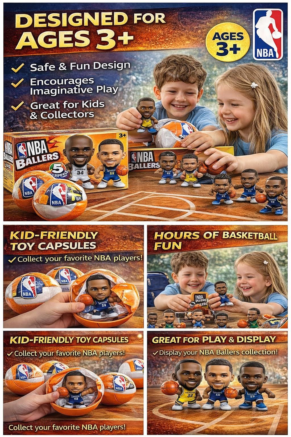 ZURU 5 サプライズ NBA Ballers シリーズ 2 公式 NBAコレクタブル