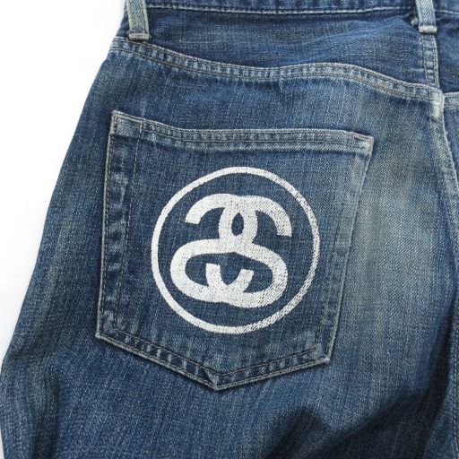 ステューシー STUSSY × ROUGH AND RUGGED デニムパンツ ジーンズ