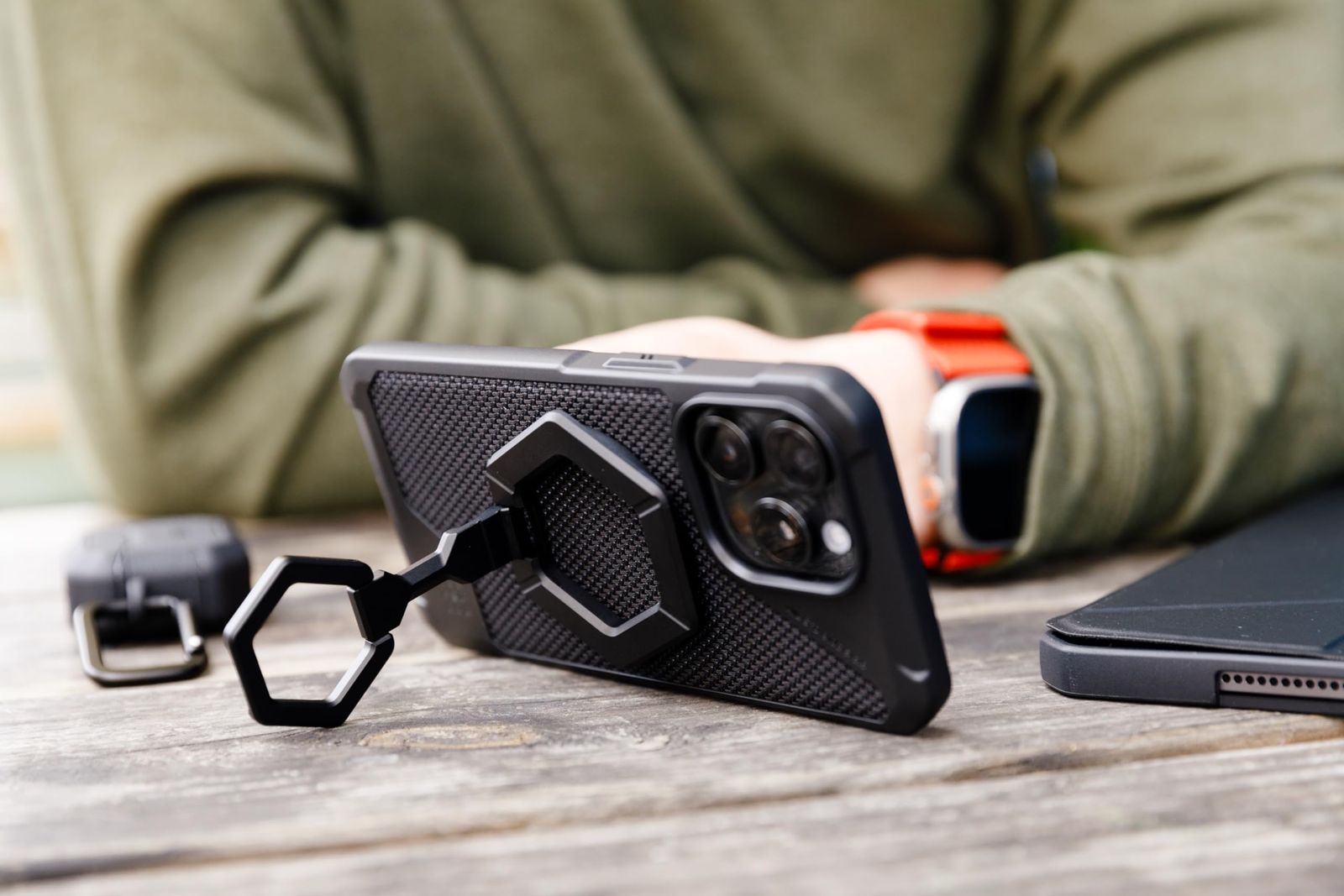 URBAN ARMOR GEAR UAG 磁気電話リングスタンド MagSafeマグネット対応 取り外し なメタルフィンガーリンググリップ - 360回転調節 なキックスタンド iPhone 15|14|13 Galaxy S 24|S 23用 ブラック|ブ