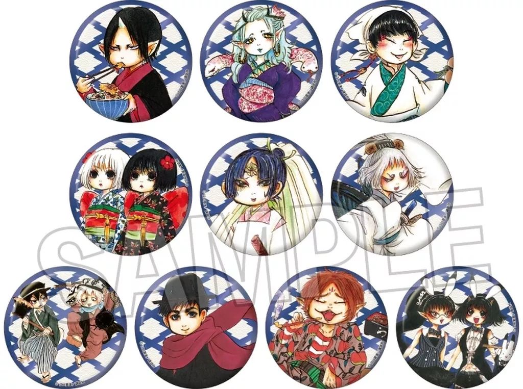 新品】バッジ・ビンズ 【ボックス】鬼灯の冷徹 トレーディングギラギラ