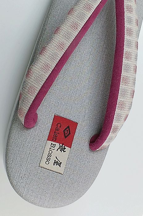  カレンブロッソ 菱屋カフェ草履 鼻緒がお洒落 Mサイズ Shops 011001 草履 和装履物