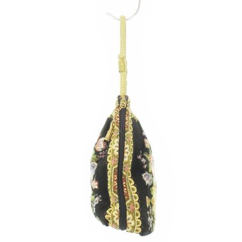 シンクビー! Think Bee ハンドバッグ ミニ ゴブラン織り ローズ 花柄