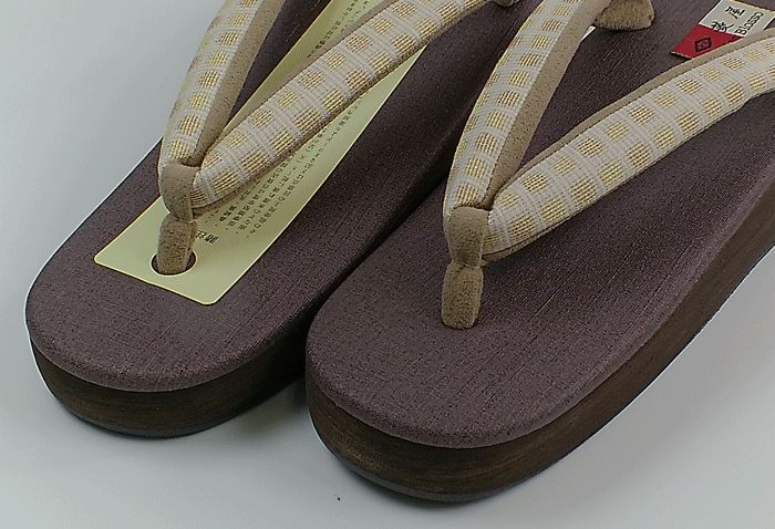 カレンブロッソ 菱屋カフェ草履 鼻緒がお洒落 Lサイズ Shops 011003