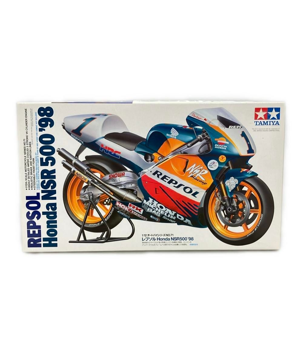 タミヤ オートバイシリーズ 1|12 レプソルホンダ NSR 500 98 プラモデル