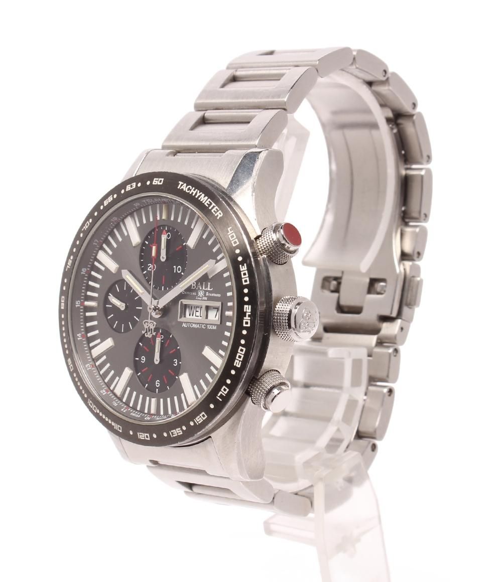 ボール 腕時計 クロノグラフ デイデイト ストークマン ストームチェイサーII CM 2092 C-S 1 J-GY 自動巻き グレー メンズ BALL WATCH