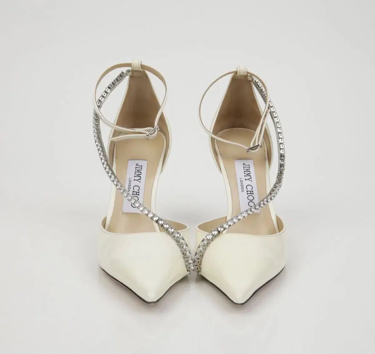 Jimmy Choo TALIKA 85 ミルク 36 ブライダルシューズ