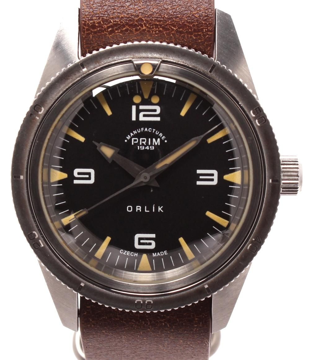 プリム 腕時計 Orlík オルリーク 自動巻き ブラック メンズ PURIM