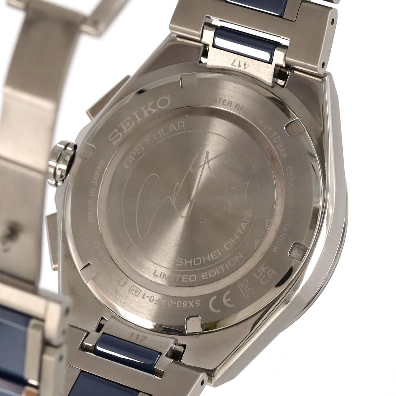 セイコー アストロン GPS電波時計 大谷翔平 LIMITED 5 X 83-0 AF 0-1|SBXC 165 TI ソーラークォーツ サイズ展開 その他 