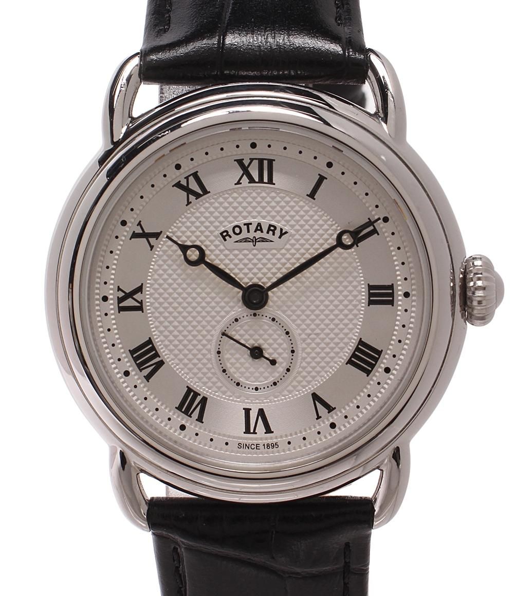 ロータリー 腕時計 GS 02424|21 クオーツ シルバー メンズ ROTARY