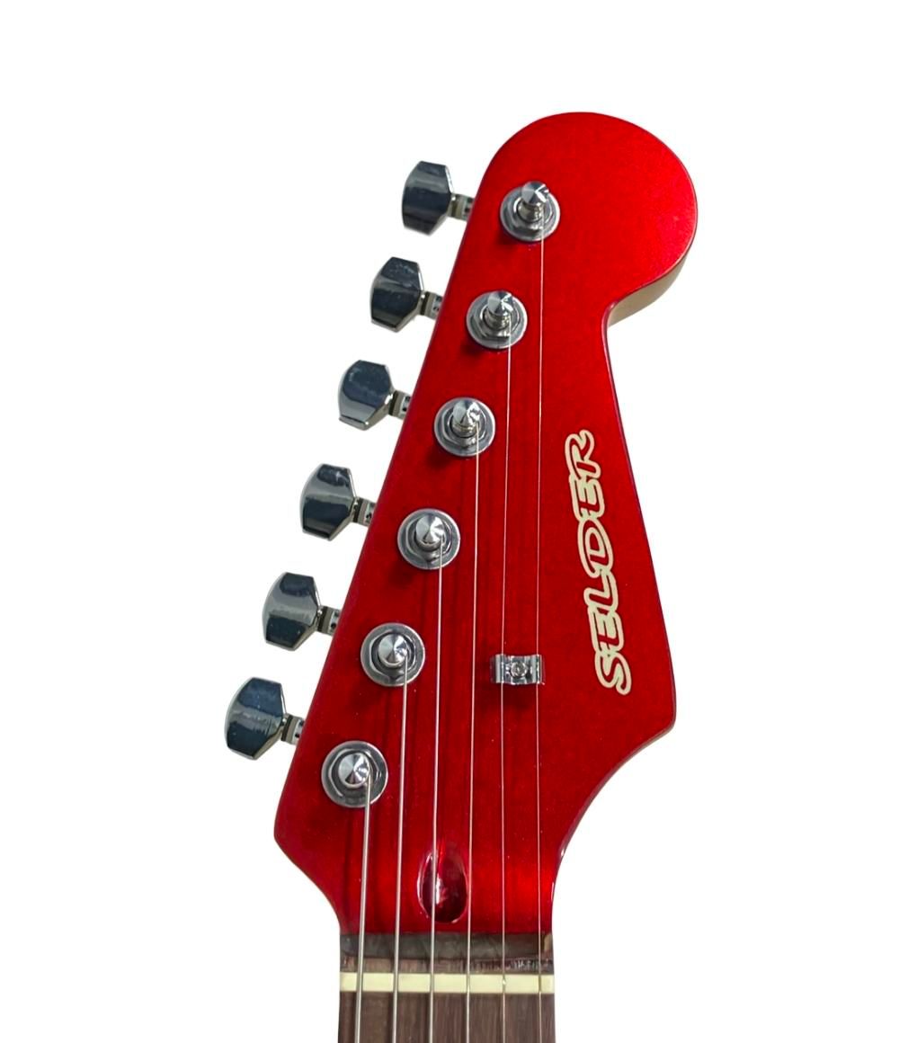 SELDER エレキギター 赤 SELDER セルダー エレキギター レフティー 左利き 赤 レッド