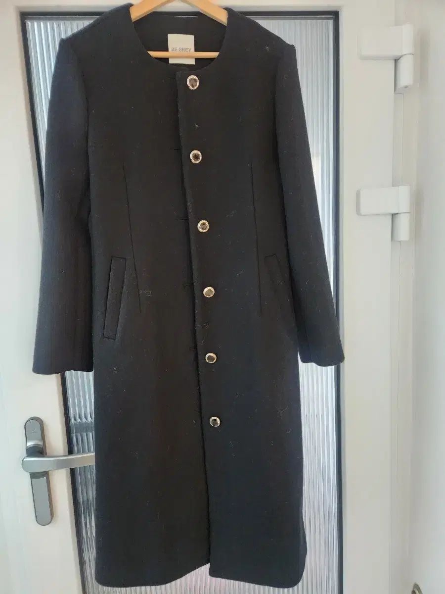 BE GREY ブラック ロング コート 55