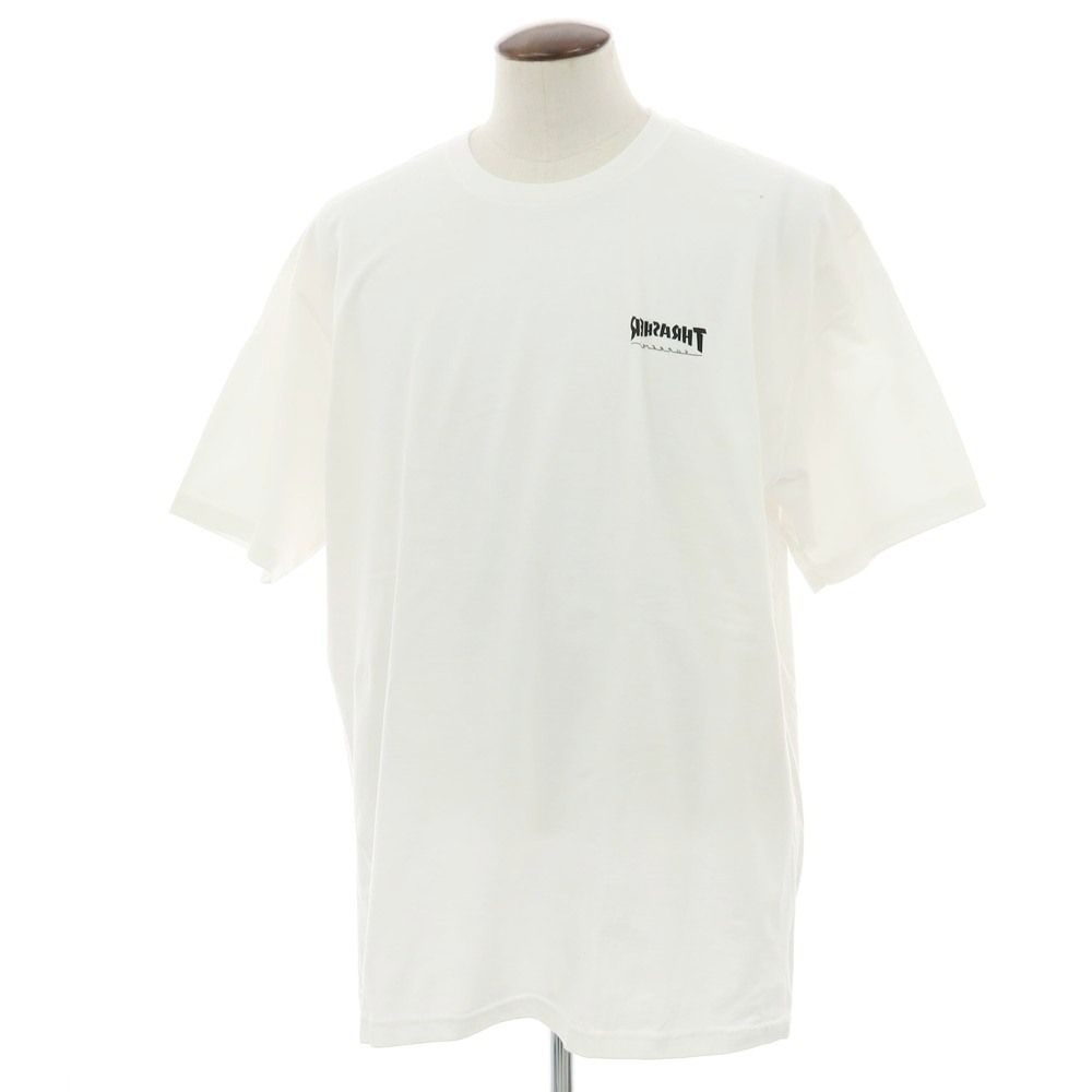 シュプリーム Supreme 2025年秋冬 Thrasher Cross Tee コットン 半袖Ｔシャツ ホワイト サイズXXL メンズ