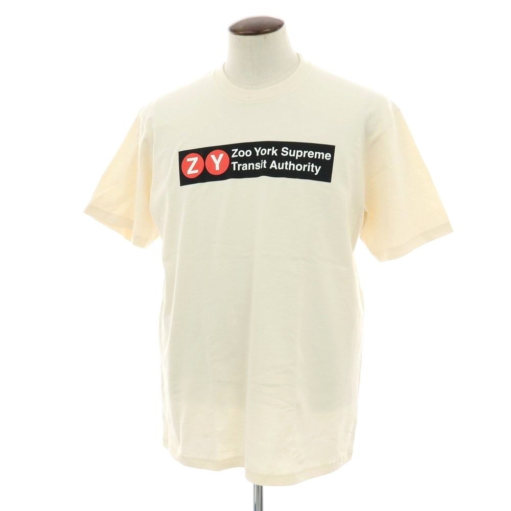 【中古】シュプリーム SUPREME Zoo York 25SS Transit Authority Tシャツ 半袖 クルーネック プリント L カーキ 中古】シュプリーム Supreme × Zoo York 2025年春夏 Transit Tee
