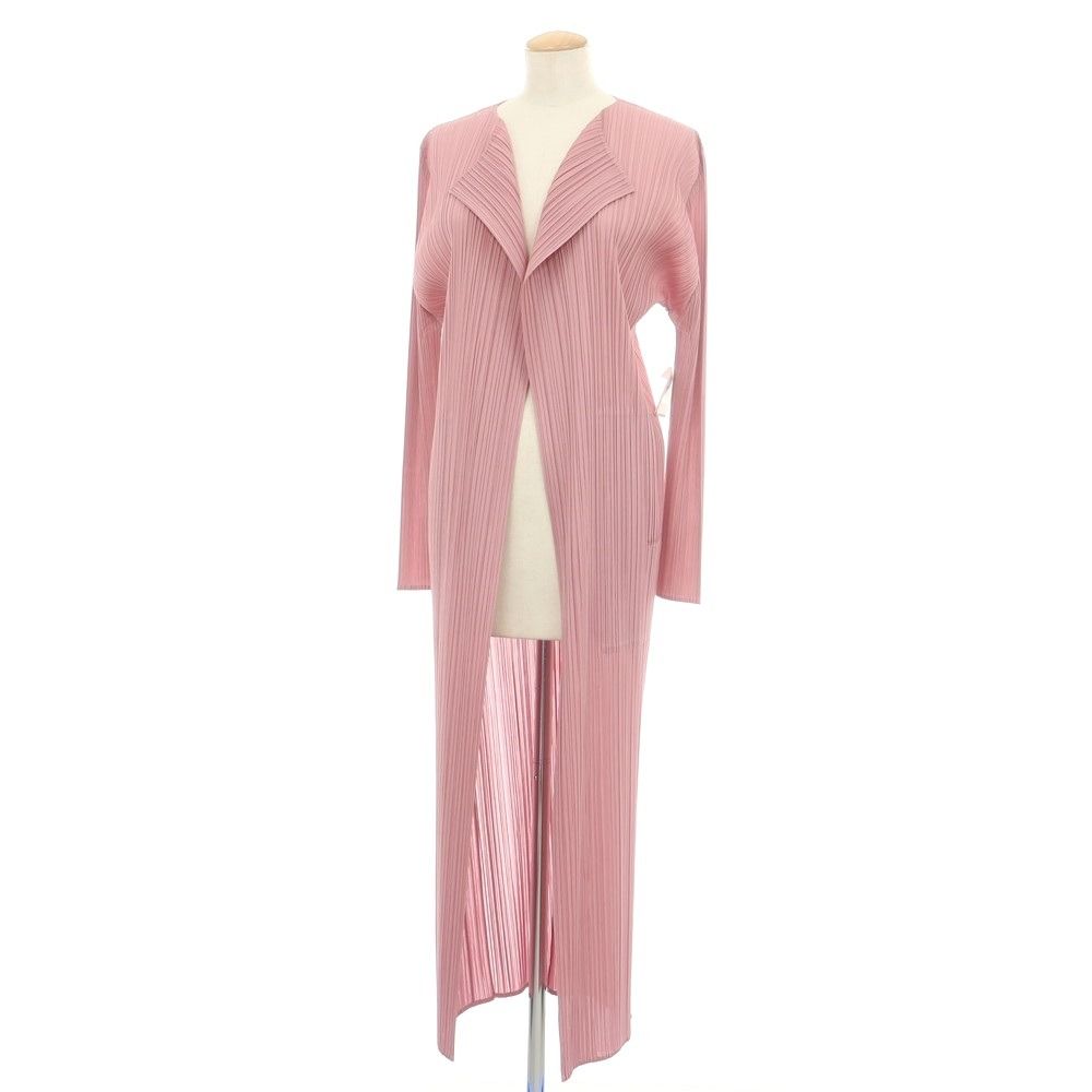 PLEATS PLEASE プリーツプリーズ カーディガン ピンク 中古・古着通販】PLEATS PLEASE (プリーツプリーズ) 変形カーディガン
