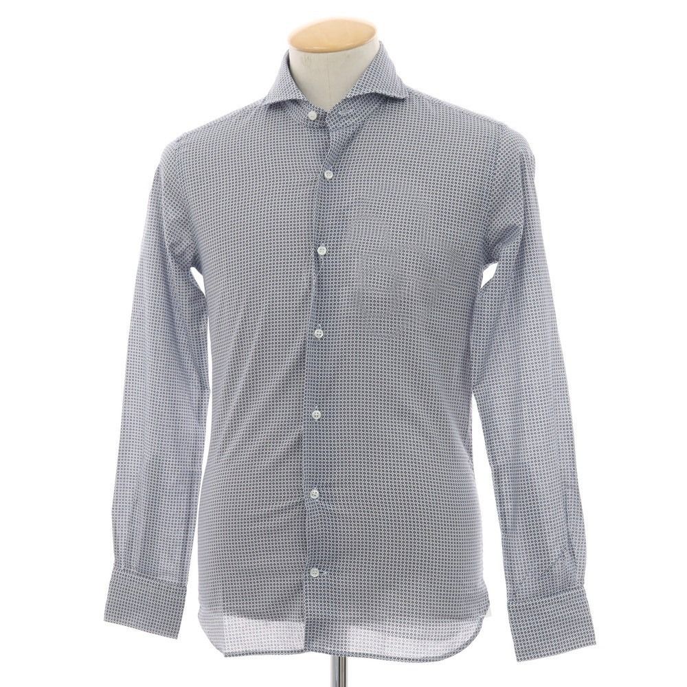 中古】オリアン ORIAN コットン ホリゾンタルカラー カジュアルシャツ