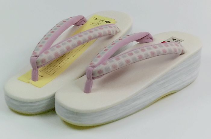 カレンブロッソ 菱屋カフェ草履 鼻緒がお洒落 Lサイズ Shops 011004