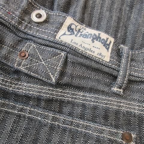 ストロングホールド STRONGHOLD ヒッコリーパンツ ストライプ 31