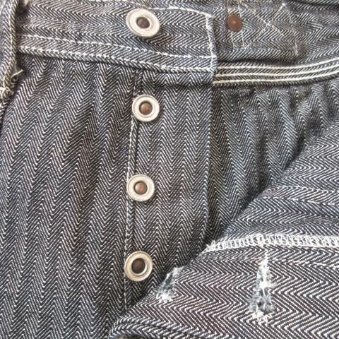 ストロングホールド STRONGHOLD ヒッコリーパンツ ストライプ 31