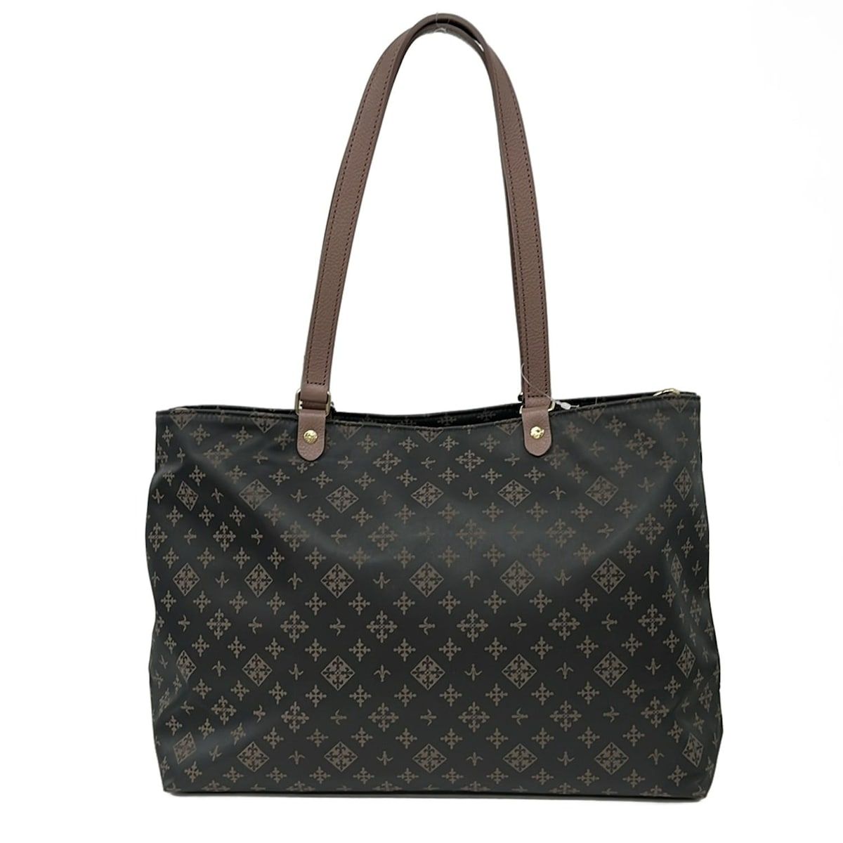 russet ラシット ショルダーバッグ - ダークグレー×ベージュ