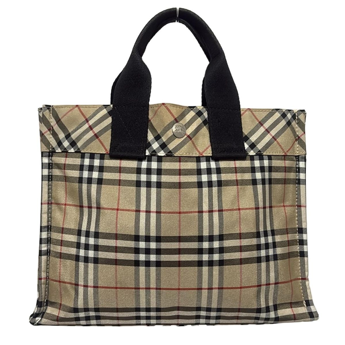 Burberry Blue Label バーバリーブルーレーベル トートバッグ - ベージュ×マルチ チェック柄