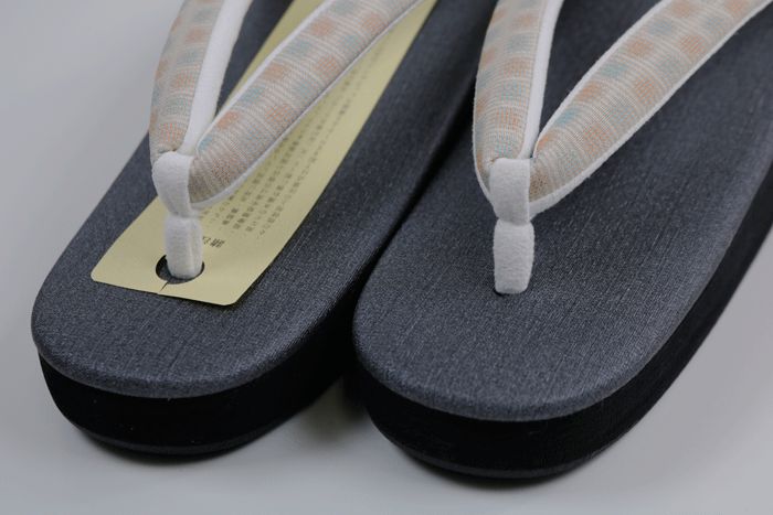 カレンブロッソ 菱屋カフェ草履 鼻緒がお洒落 Lサイズ Shops 011005