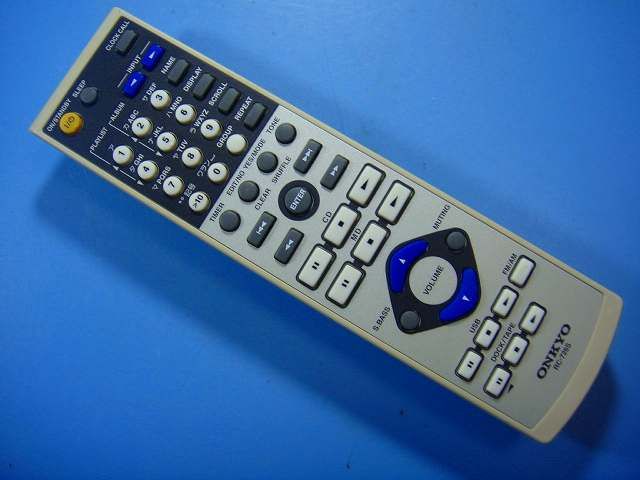 オンキョー オーディオリモコン RC-726S(中古品) RC-726S オンキョー ONKYO オーディオリモコン 送料無料 スピード発送