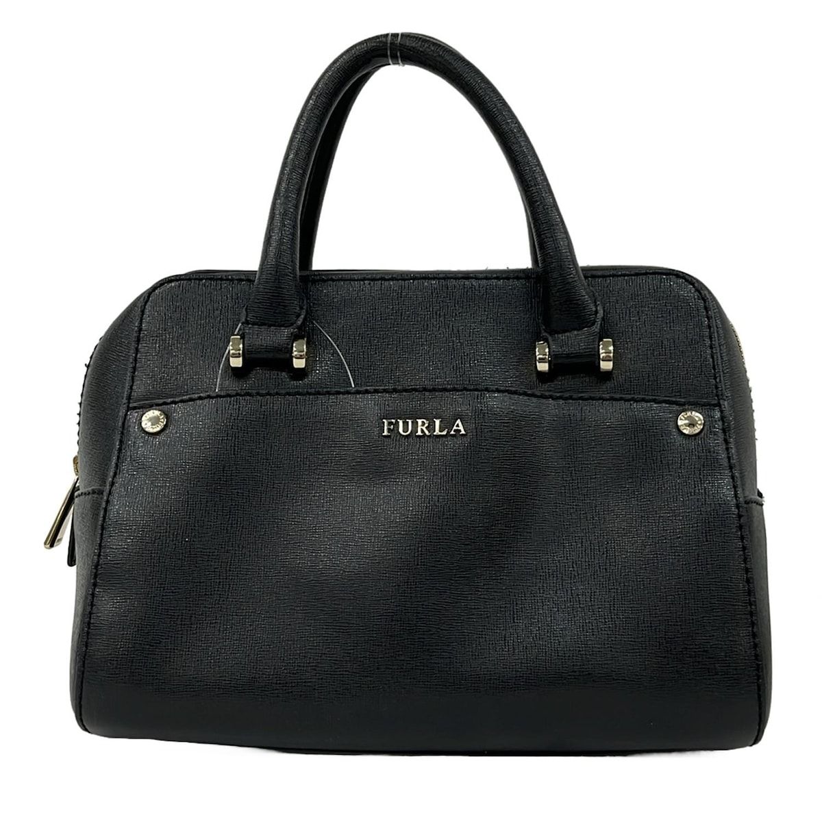 FURLA フルラ ハンドバッグ 黒 レザー