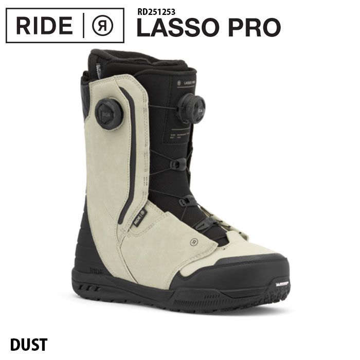 25-26 RIDE ライド スノーボードブーツ LASSO PRO DUST ラッソプロ