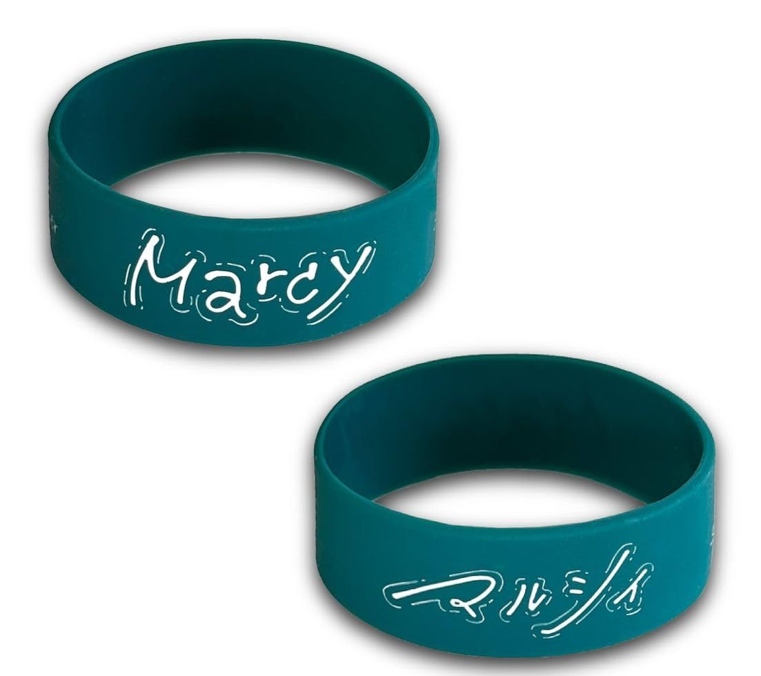 MARCY マルシィ 2025 summer グッズ ロゴ ラバーバンド グリーン