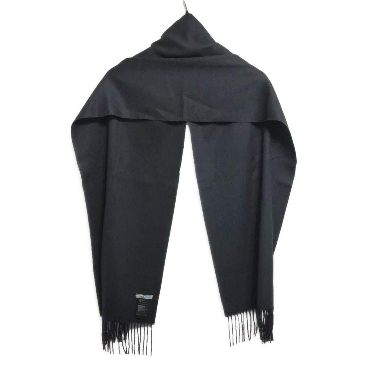 PRADA(プラダ) マフラー美品 - 1FS005 ネイビー 2024年 カシミヤ