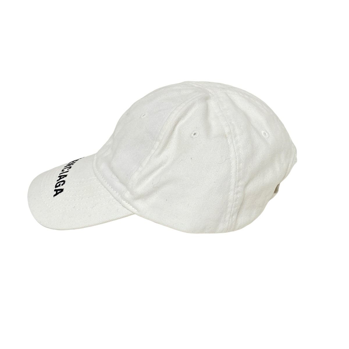 BALENCIAGA(バレンシアガ) キャップ L 59 - 白 コットン - メルカリ