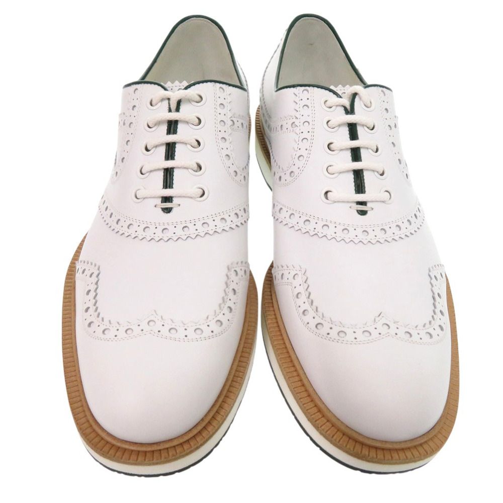  グッチ ゴルフシューズ レザーシューズ レザー ホワイト 1438 GUCCI スニーカー 靴