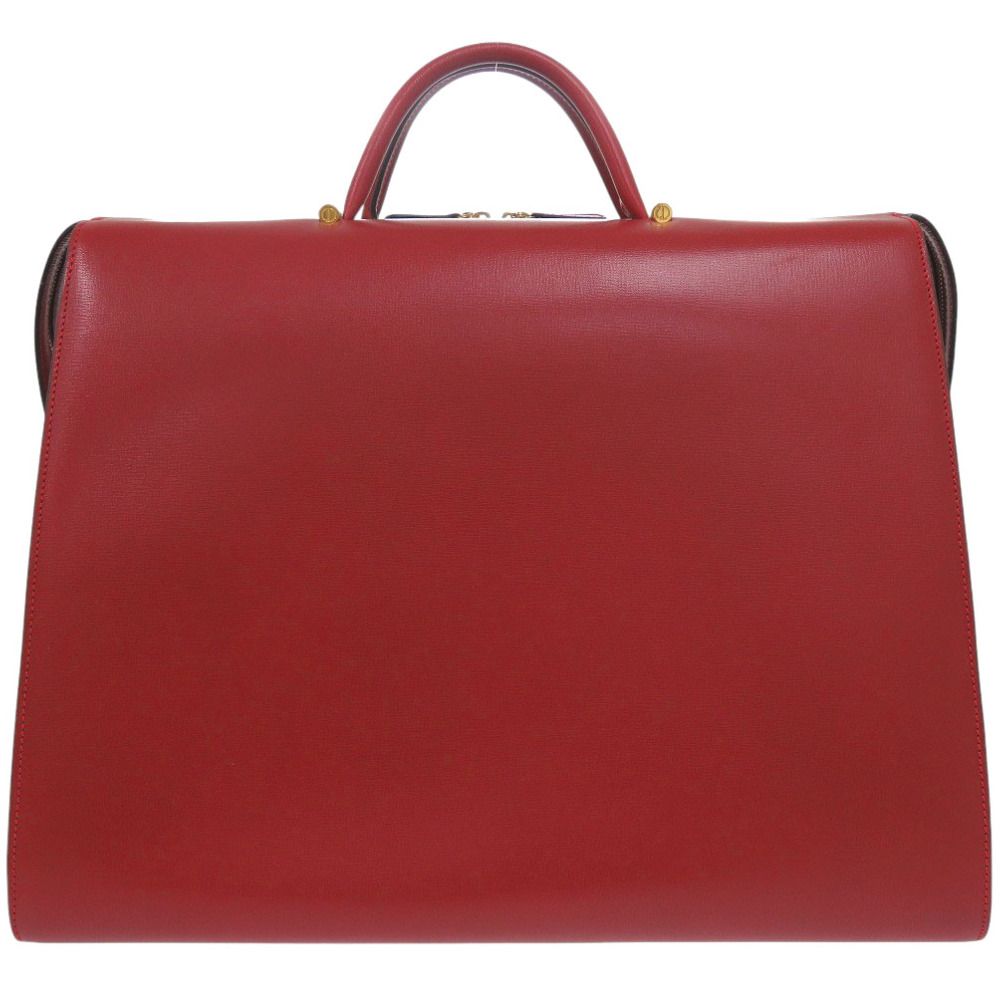 美品 ダンヒル ヴィンテージ レザー レッド ボストンバッグ 赤 0863