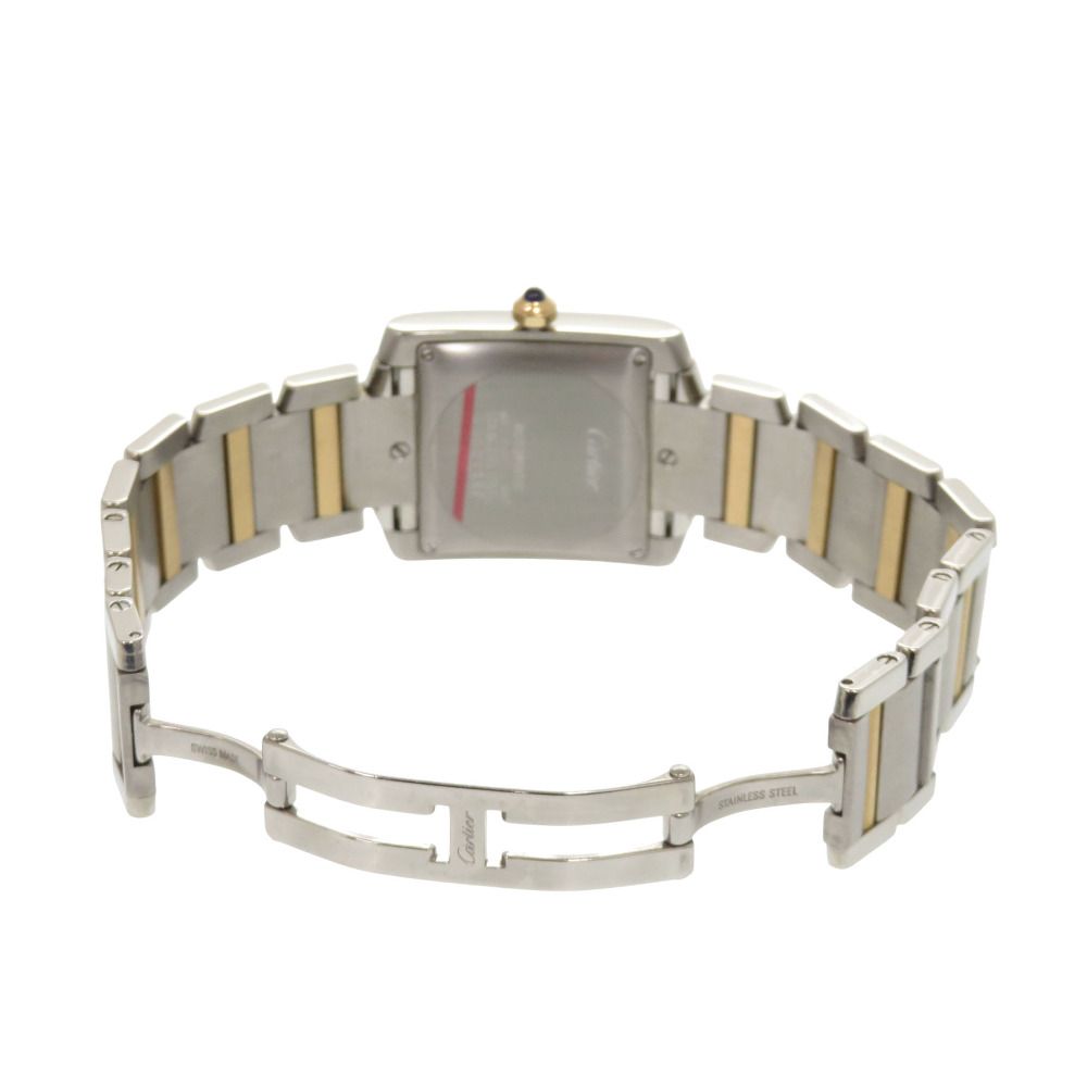 美品 カルティエ タンクフランセーズLM コンビ W51005Q4 SS K18