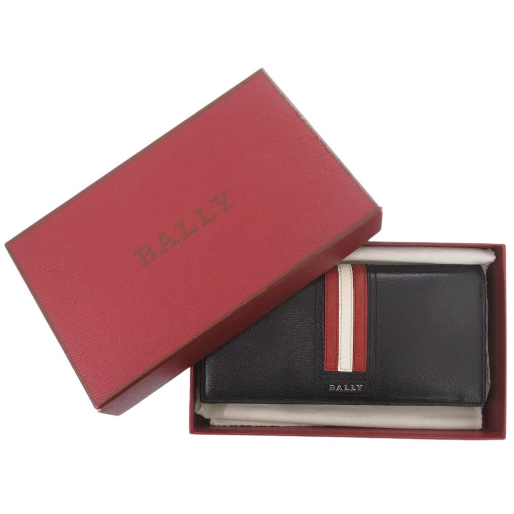 バリー TALIRO.LT レザー ブラック 長財布 黒 1409 BALLY メンズ