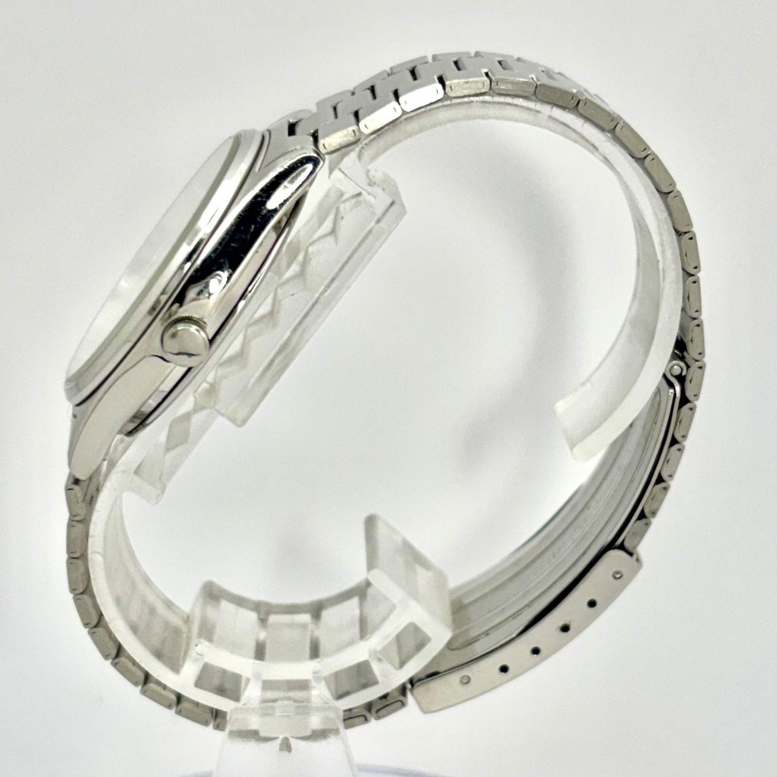 稼働/電池交換】SEIKO チタン デイデイト メンズ腕時計 7N43 軽量 稼働 
