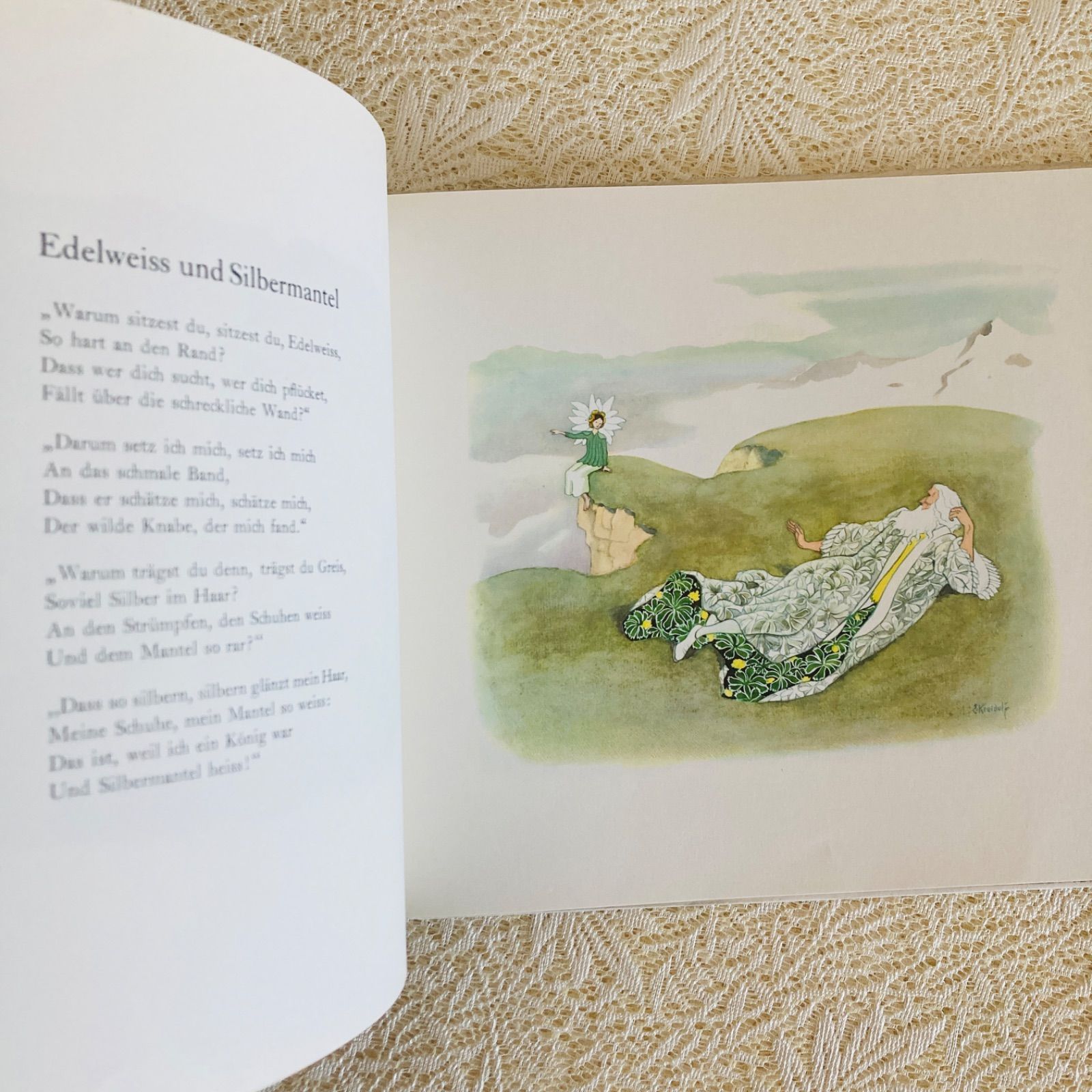 RY245 洋書古書 アルプスの花物語 エルンスト・クライドルフの絵本 RY245 洋書古書 アルプスの花物語 エルンスト・クライドルフの絵本