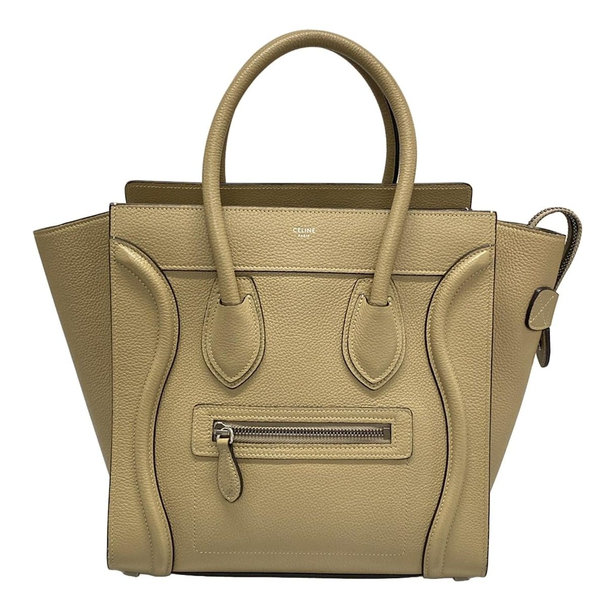CELINE(セリーヌ) ハンドバッグ ラゲージマイクロショッパー ベージュ