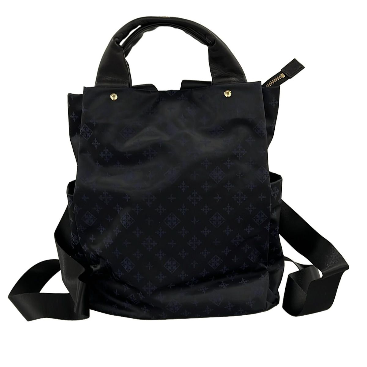 russet ラシット リュックサック - 黒×ダークネイビー 2 way