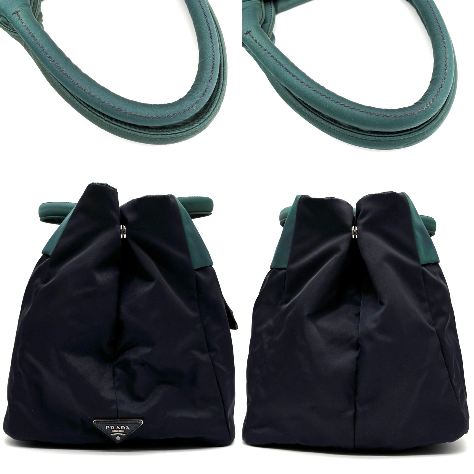 美品 プラダ 2way リバーシブル トートバッグ 三角ロゴ白タグ ユニセックス 美品・希少 PRADA プラダ 2way リバーシブル トートバッグ 三角ロゴ