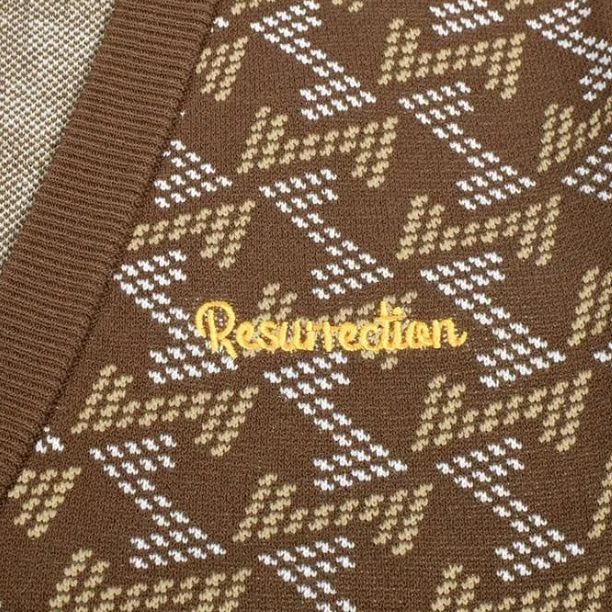 新品｜レザレクション｜メンズGMジャガードニットカーディガン