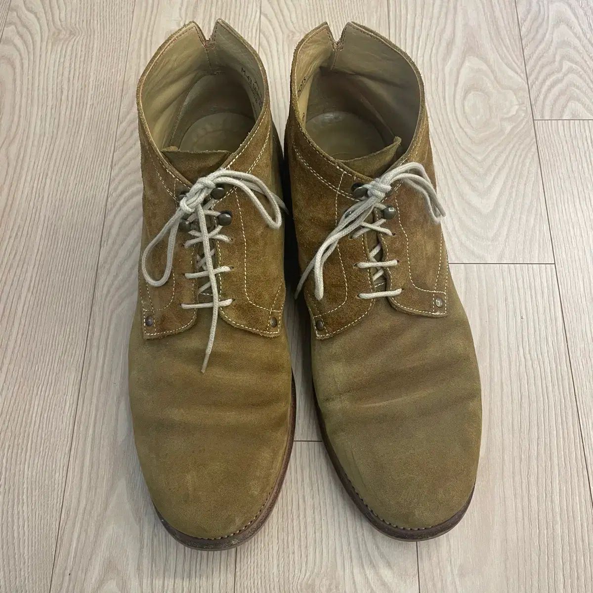 grds ブーツ 02 スウェード オリーブ Rab LEE