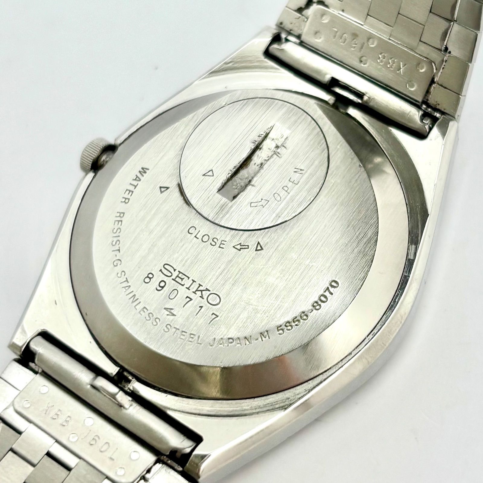 新品電池】SEIKO セイコー KING QUARTS キングクォーツ メンズ 腕時計