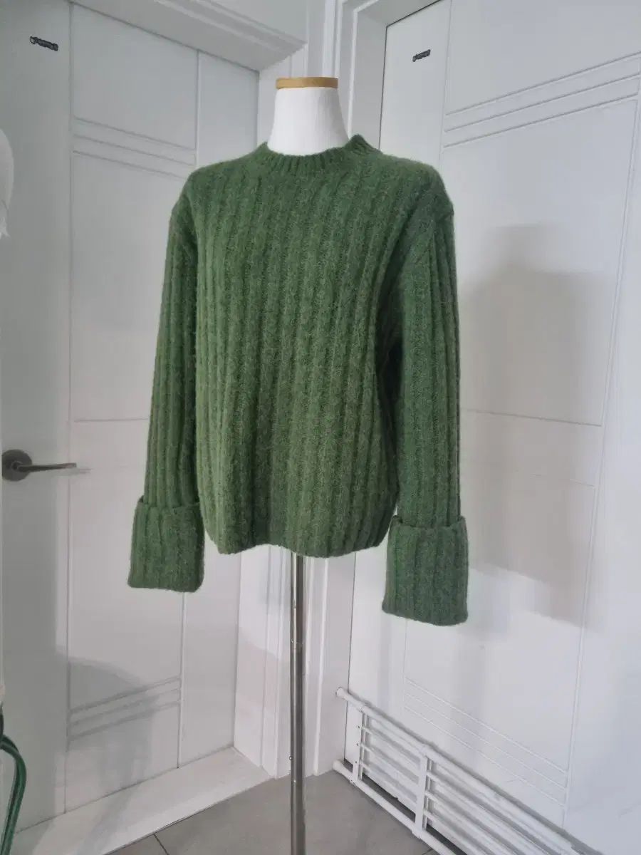 69万 rag-bone グリーン スター シースルー セーター 55