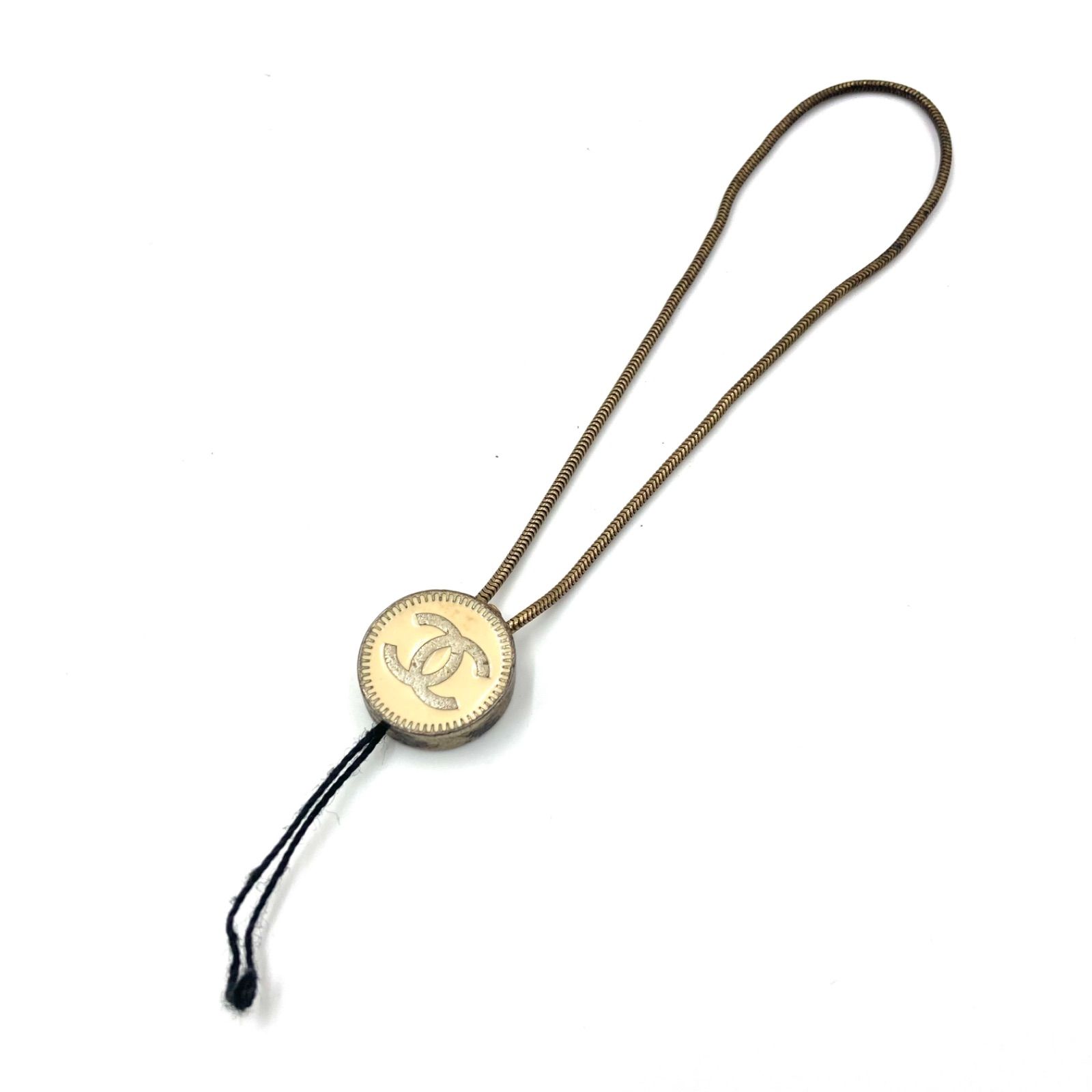 CHANEL シャネル ココマーク ストラップ チャーム ココボタン 薄ピンク