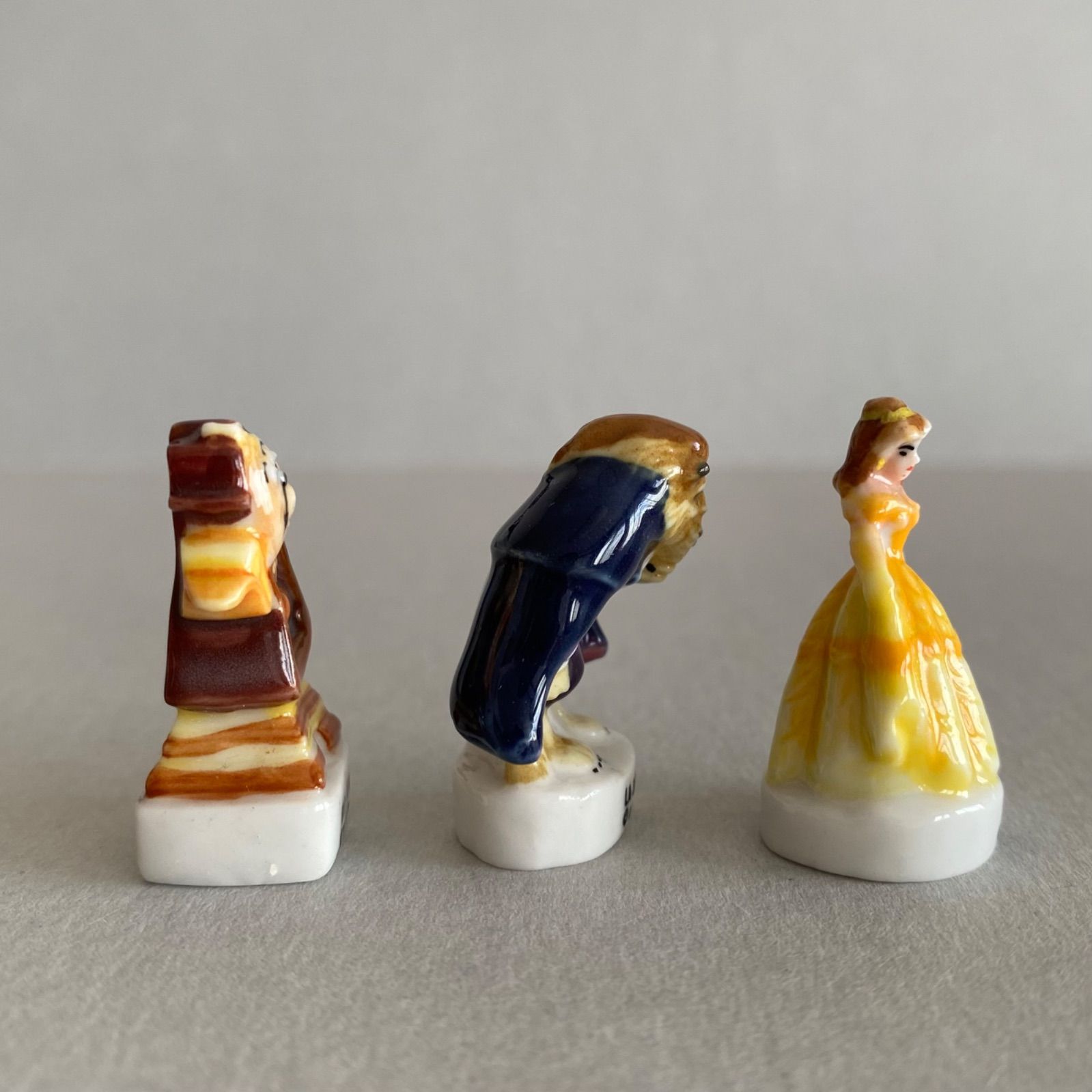 美女と野獣のフェーブ3点セット／ディズニー／フランス雑貨／陶器
